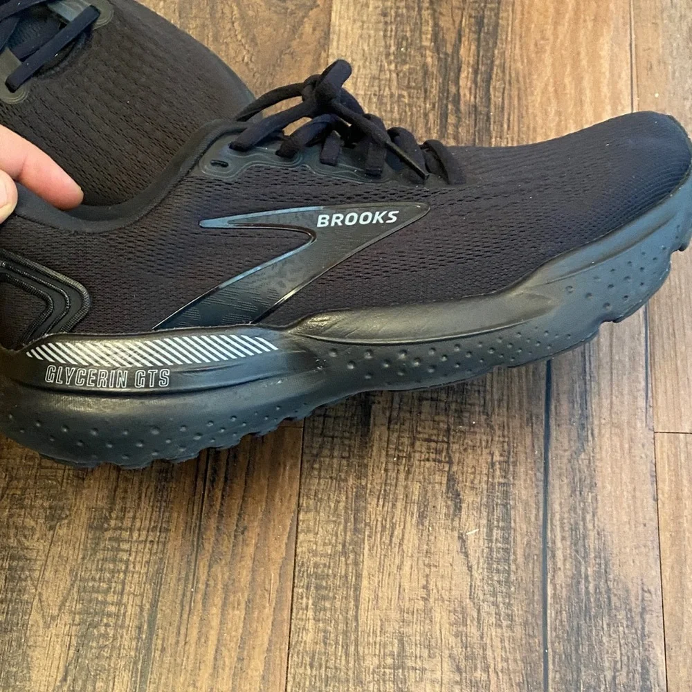 Brooks Glycerin 21 Gts Black Athletic Shoes - Picture 6 of 12